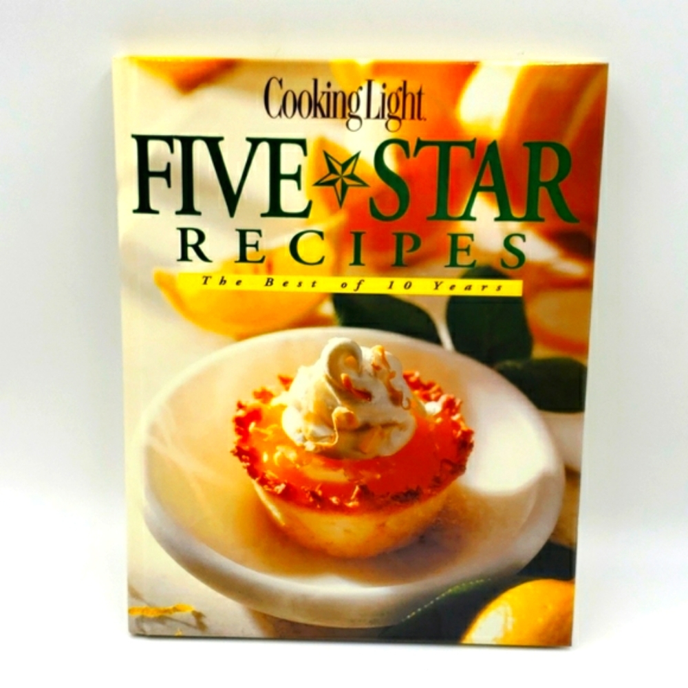 2/$10 Cooking Light 5 Star Recipes Hardcover Cookbook The Best of 10 Years